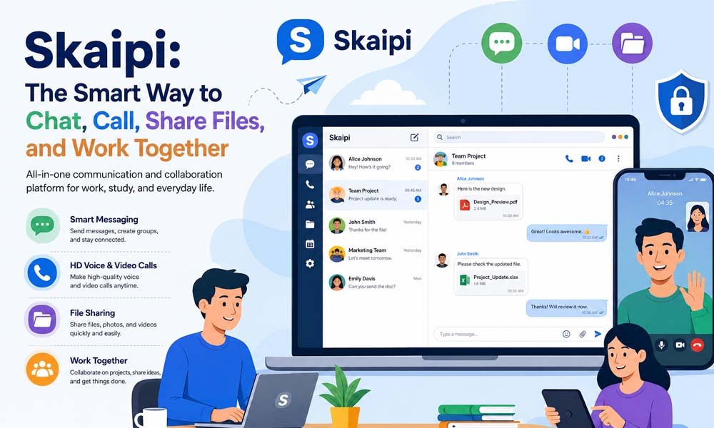 Skaipi: The Smart Way to Chat, Call, Share Files, and Work Together