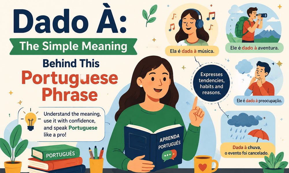 Dado À: The Simple Meaning Behind This Portuguese Phrase