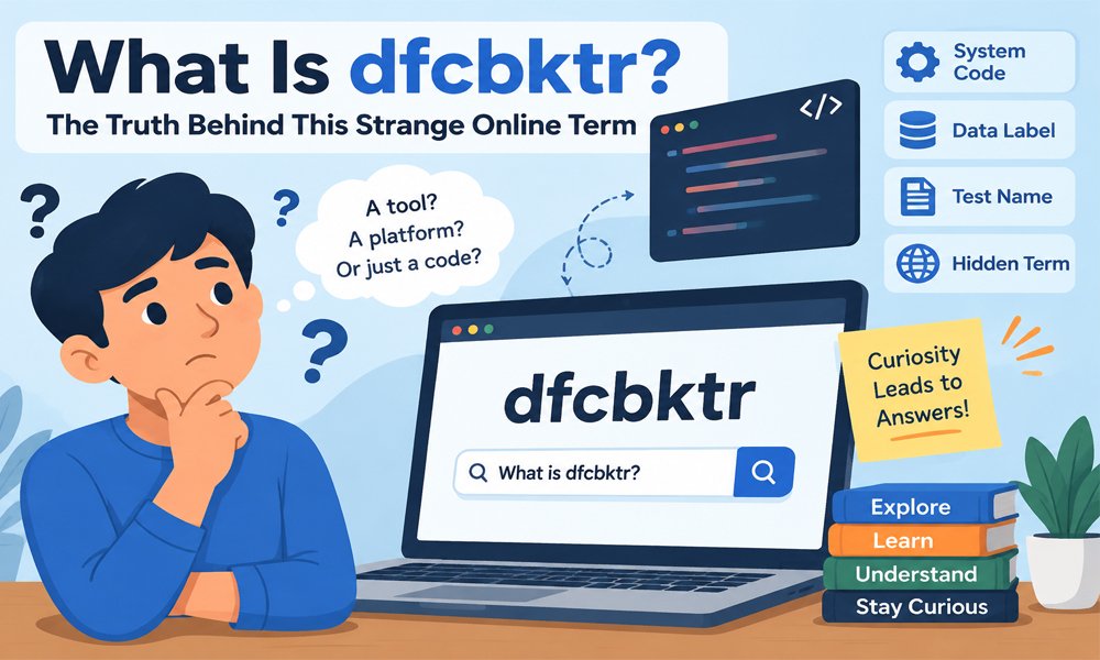 What Is dfcbktr? The Truth Behind This Strange Online Term