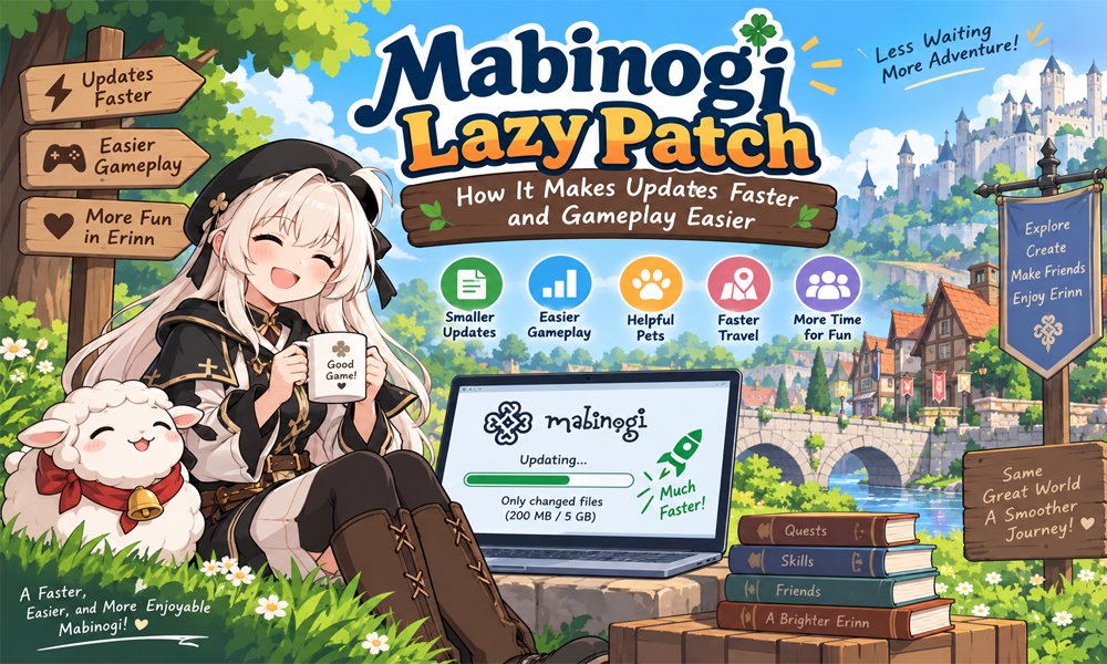 Mabinogi Lazy Patch: How It Makes Updates Faster and Gameplay Easier
