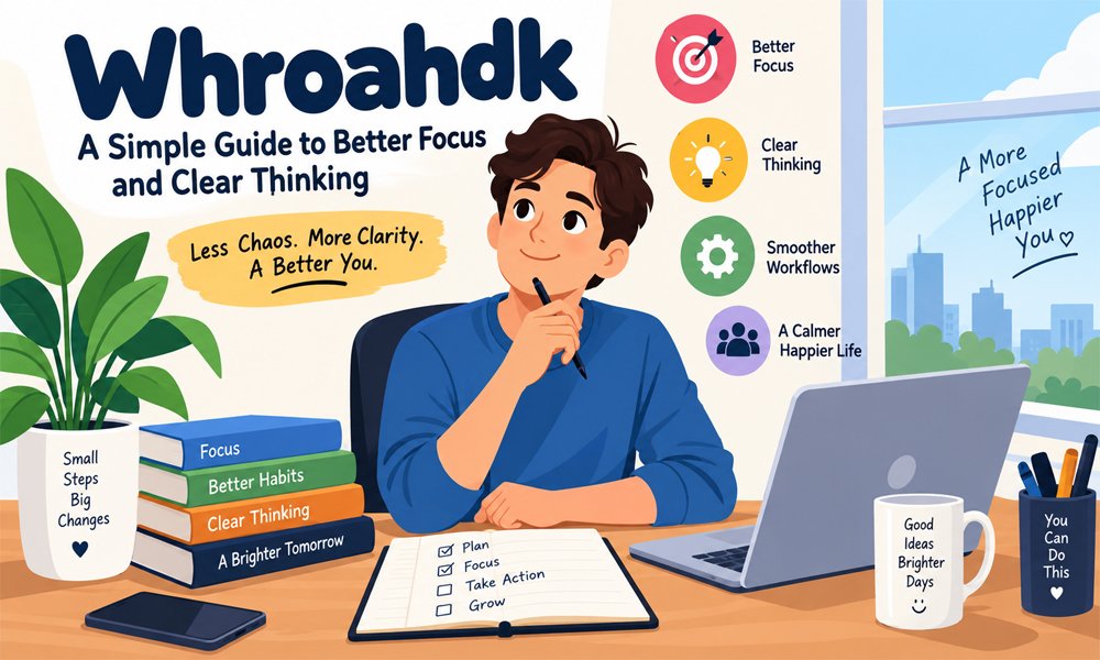 Whroahdk: A Simple Guide to Better Focus and Clear Thinking