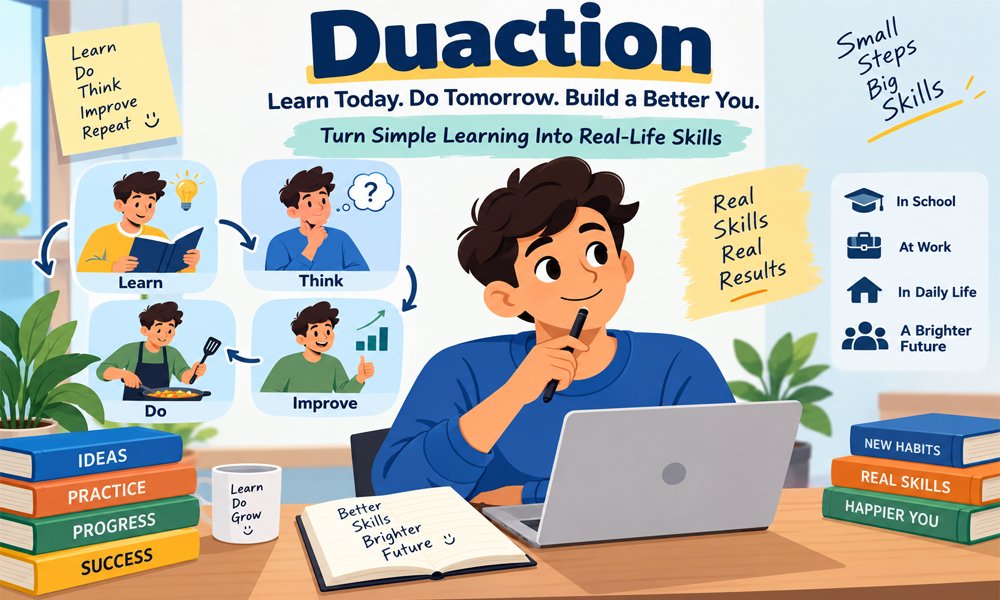 Duaction: How to Turn Simple Learning Into Real-Life Skills