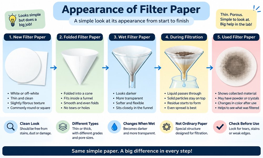 Appearance of Filter Paper: What Does It Really Look Like?