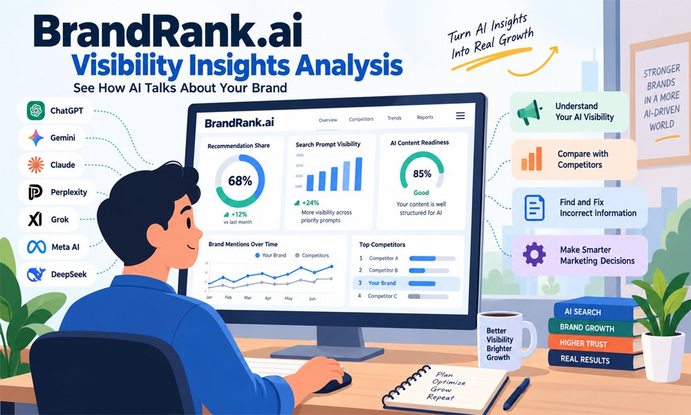 BrandRank.ai Visibility Insights Analysis: Features Benefits and Real Value