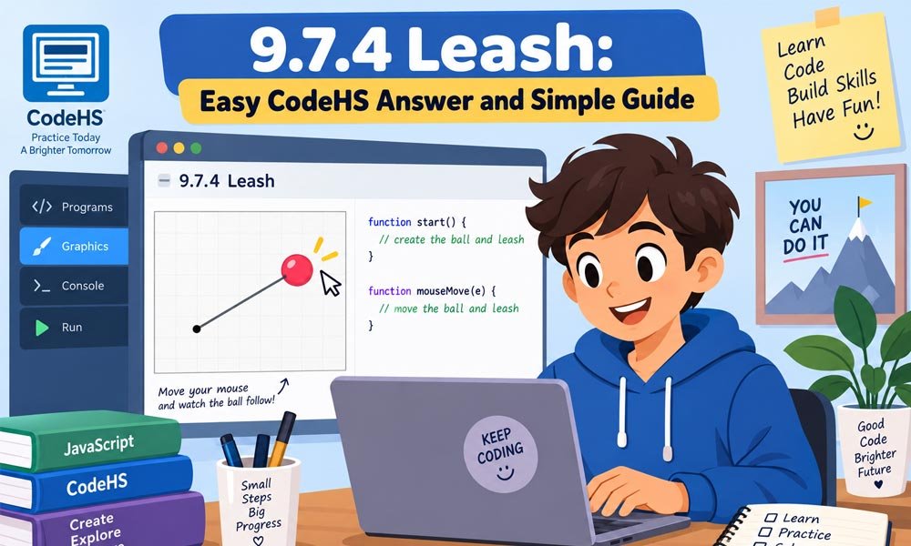 9.7.4 Leash: Easy CodeHS Answer and Simple Guide
