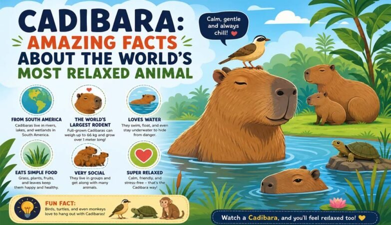 Cadibara: Amazing Facts About the World's Most Relaxed Animal