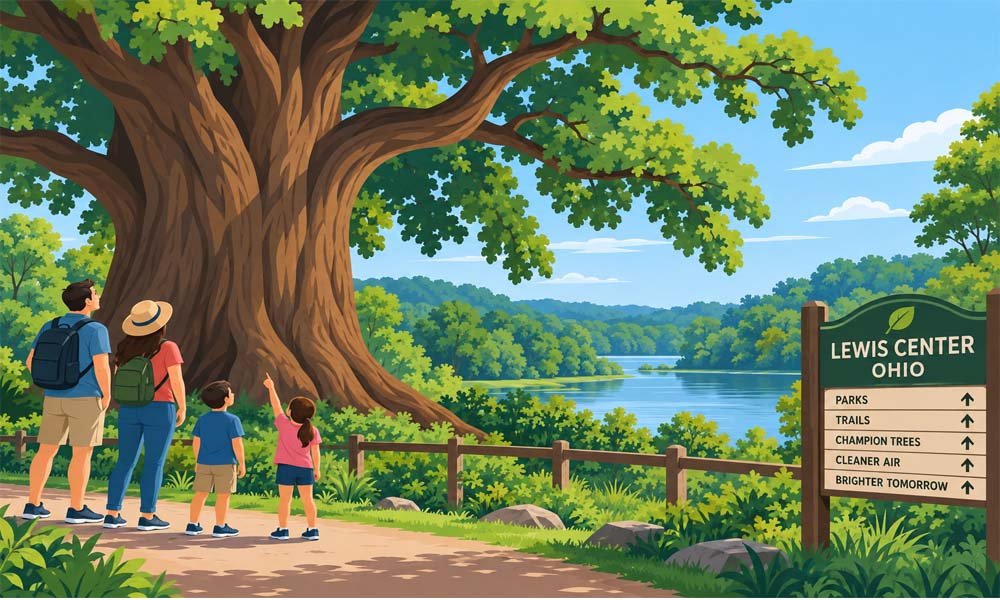 Lewis Center Ohio Champion Trees: Where to Find the Biggest Trees Near You