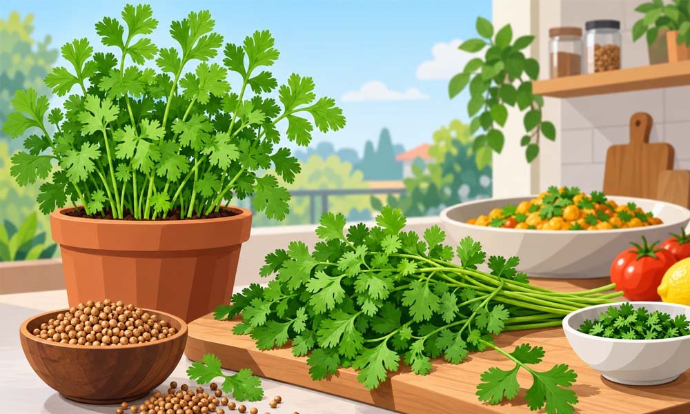 Koriandri: Meaning Benefits Nutrition and How to Grow It at Home