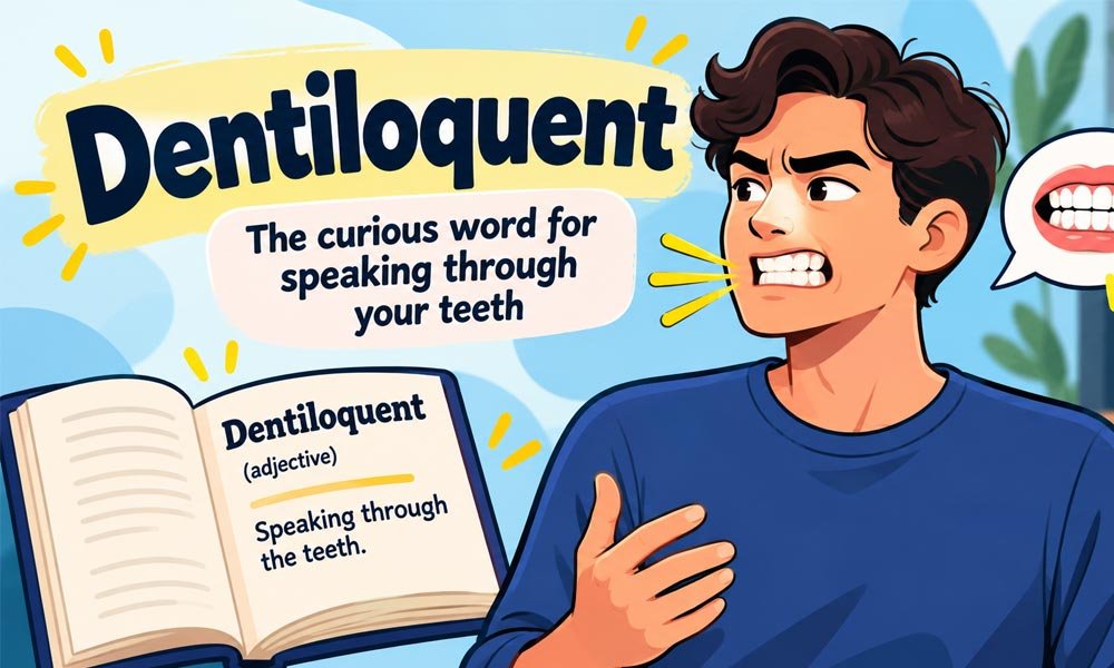 Dentiloquent: The Curious Word for Speaking Through Your Teeth