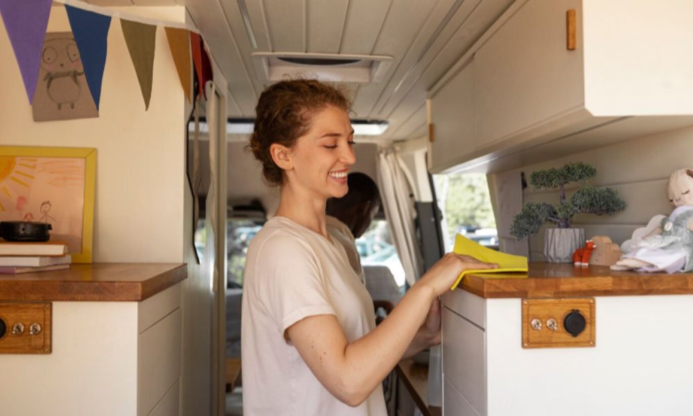How to Build a Custom Overhead Storage Shelf in Your Van